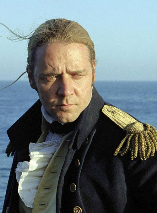 Russel Crow dans le film "Master and Commander"